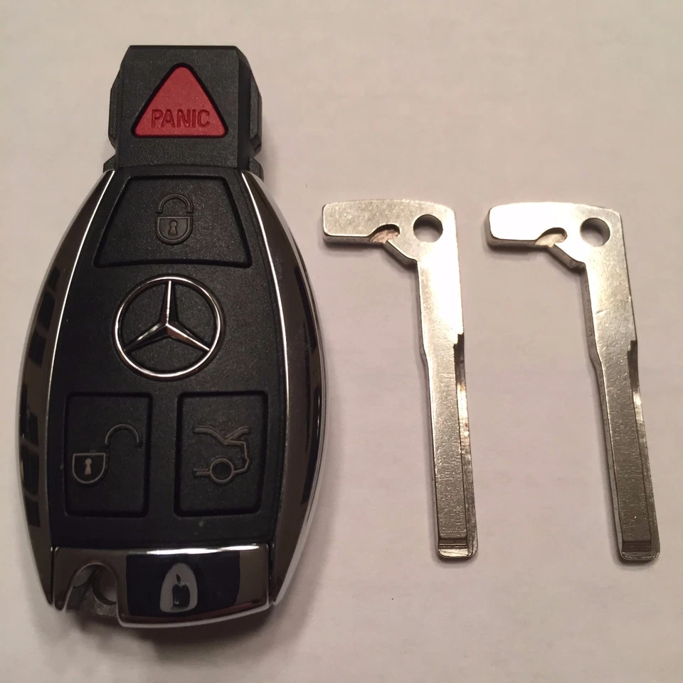 2 NUEVOS INSERTOS DE LLAVE SIN CORTAR CUCHILLAS DE EMERGENCIA PARA MERCEDES BENZ IYZDC11 DC10 DC07 Foto 2 de 4