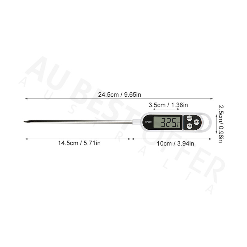 Food Digital Thermometer Cooking Candy Jam Meat Kitchen BBQ Temperature