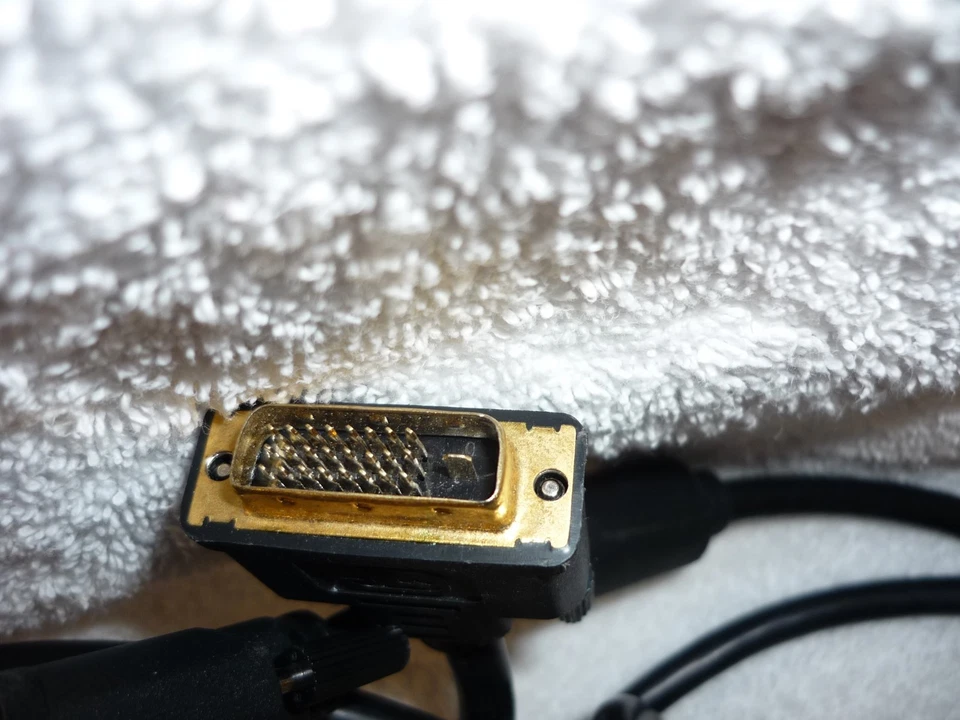 DVI-D Male Video Monitor Cabel Adapter Converter 24-1 Pins 10Ft Excellent W C - Image 4 of 4