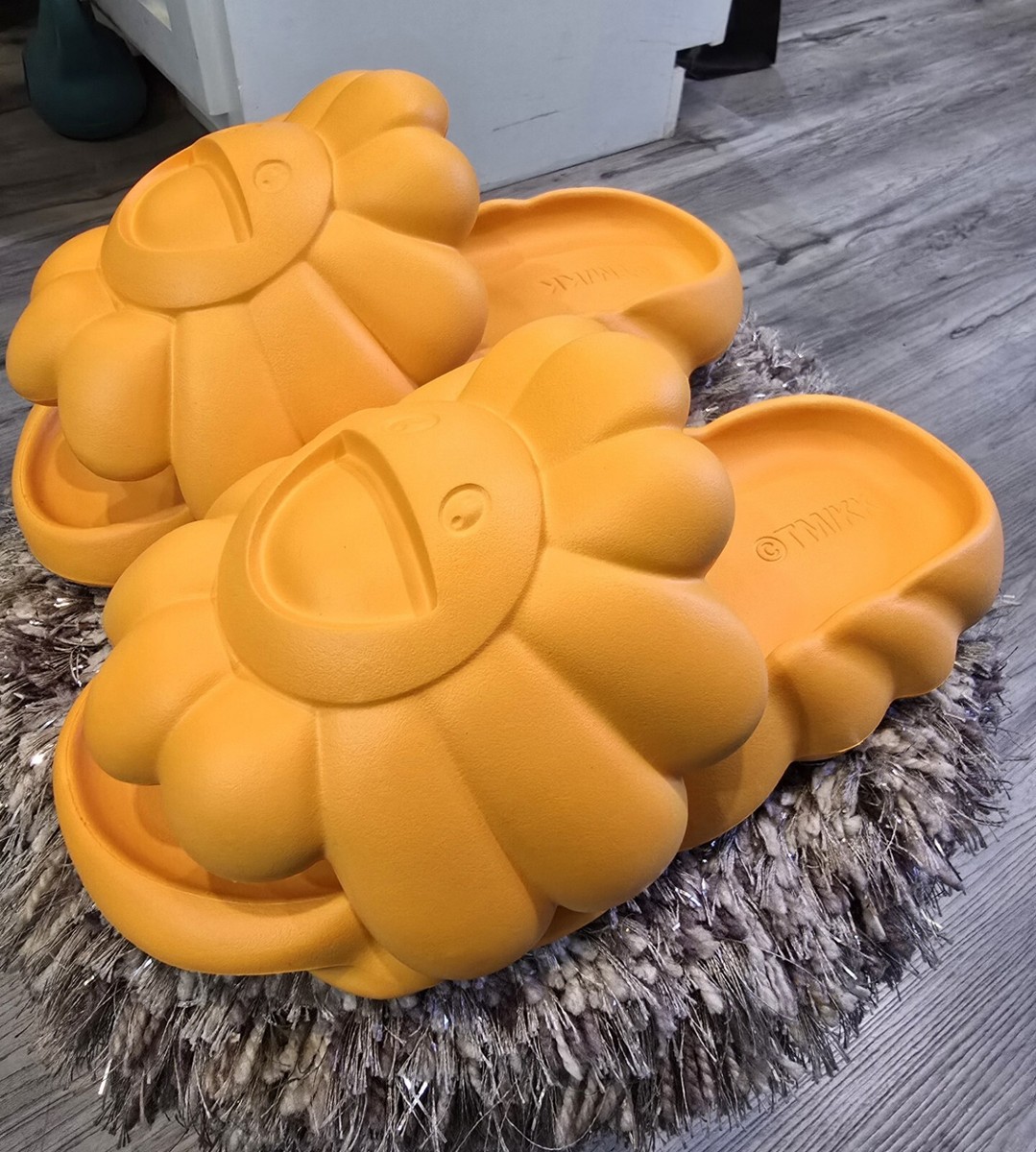 Takashi Murakami Ohana Full-Bloom Slide Apricot Size 9 | eBay