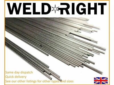 Weld Right&reg; 30 Barre D'apporto TIG Alluminio 4043 &ndash; Diametro 2,4 Mm Lunghezza 333 Mm