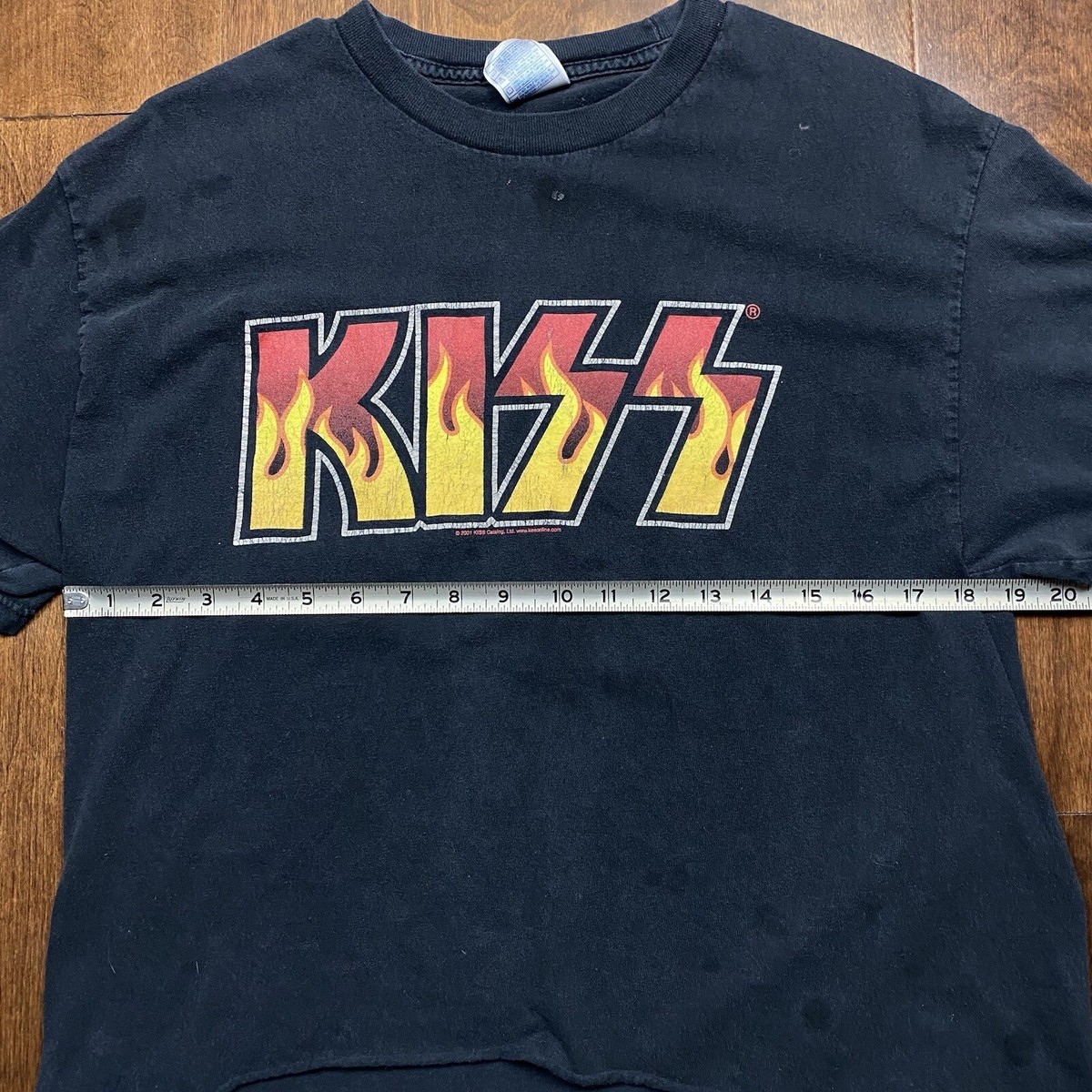 KISS FAREWELL TOUR1973∼2001 大阪限定 Tシャツ　L Kiss T-shirt The Farewell Tour 1973-2001- Sayonara Japan