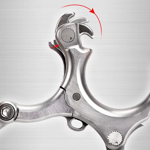 3 4 Finger Grip Thumb Trigger Archery Hunt Carbon Steel Compound Bow Release Aid - Picture 12 of 24