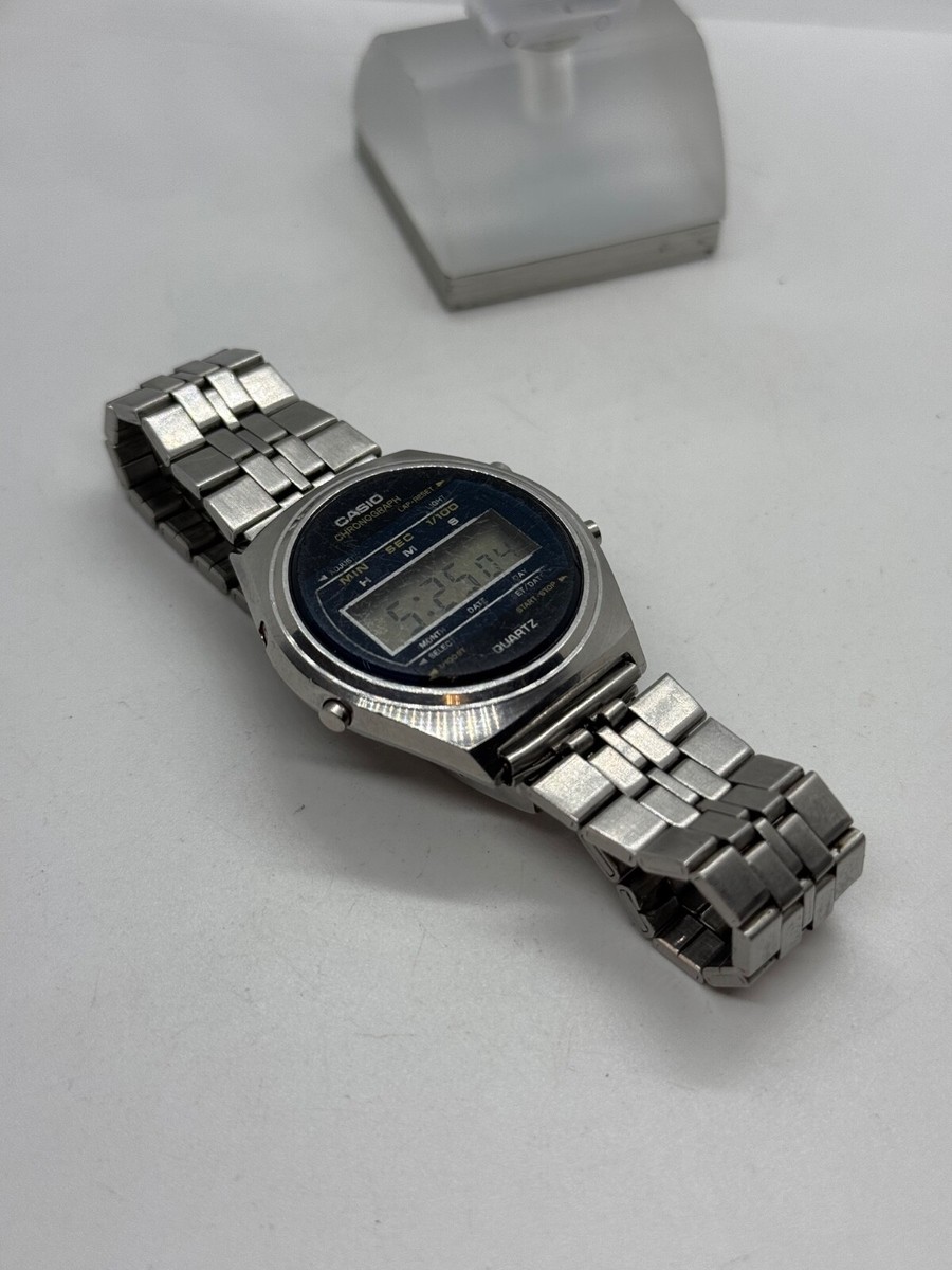 Casio 60QR-22 Vintage Very Rare Japan Wrist Watch Chronograph