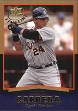 2008 Upper Deck Timeline Gold #40 Miguel Cabrera Card