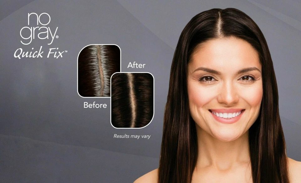 Varita de fijación rápida sin gris cubre el cabello instantáneamente raíces grises #7N marrón claro (paquete de 2) Foto 2 de 2