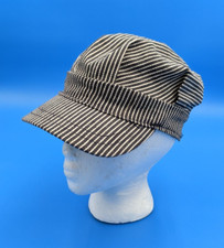 Train Conductor Engineer Hat Blue  White Striped Imaginarium Youth Size