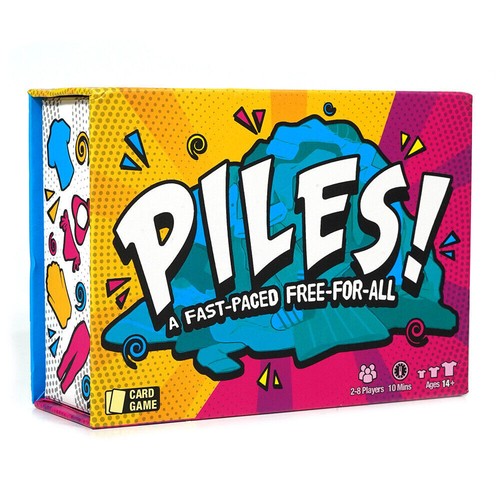 Family Kids Board Game Pilesa fast-paced free-for-all Piles Card Games Age 8+ - Picture 8 of 9