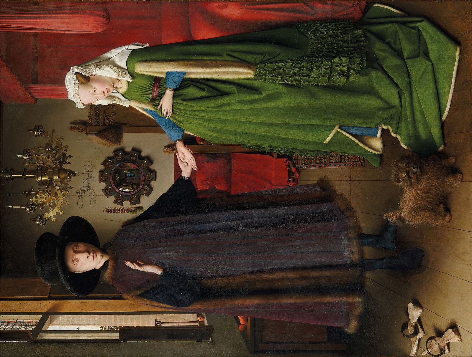 Portrait of Giovanni Arnolfini and his Wife National Gallery 1000 Piece Jigsaw