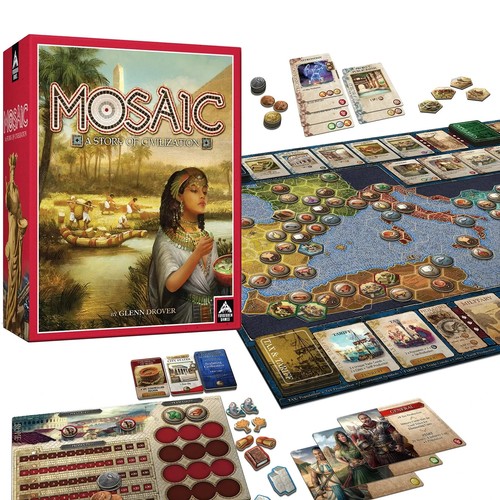Mosaic: A Story of Civilization Gioco da Tavolo Strategico di Forbidden Games - Foto 2 di 7