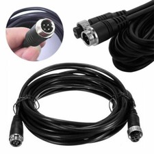 4-Pin Aviation Car Video Extension Cable for Rear View Camera Truck Trailer Bus