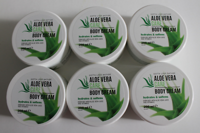 Aloe Vera Care Body Krper Creme Aloe Vera Extrakt 6 x 200ml = 1200 ml |  eBay.de