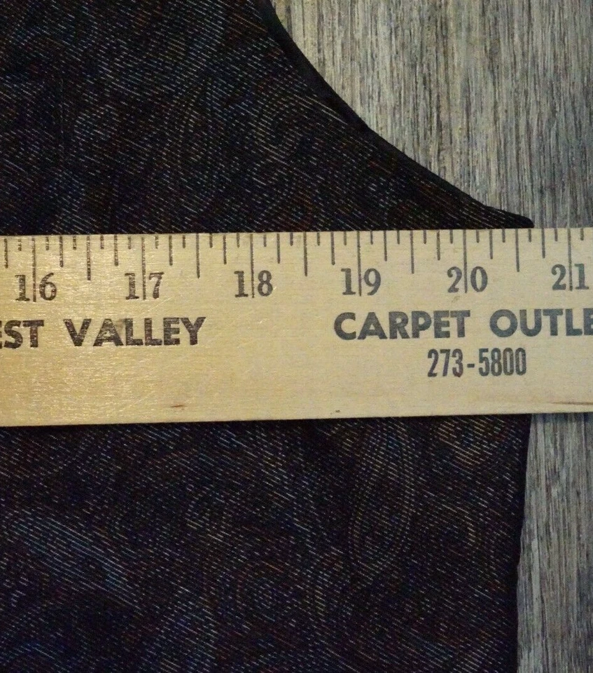 Barry Wang Vest Mens Large Multicolor Paisley Dress Tux Tuxedo Suit Formal NWT - Image 4 of 4