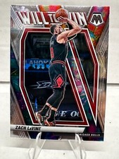 2020-21 Panini Mosaic Will to Win Basketball Card #9 Zach LaVine Chicago Bulls