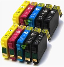 10 CARTUCCE PER EPSON WORKFORCE WF 2010W  2510WF  2520NF 2530WF  2540WF 1631