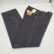 Vintage Wrangler Jeans Cowboy Cut Mens 13x34 Black Made in USA Pro Rodeo NWT
