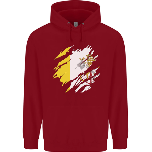 Torn Vatican Flag Day Childrens Kids Hoodie - Picture 78 of 88