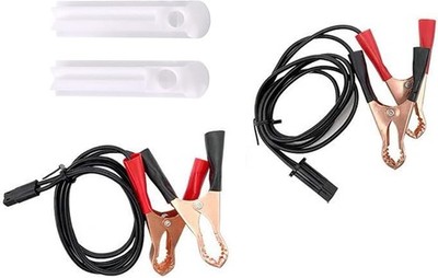Universal DIY Fuel Injector Cleaner Kit with Test Lead, Adapter for 12-24V Auto