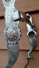 Vintage Filagree Sterling Silver Fleming Copper Covered Port Horse Show Bit