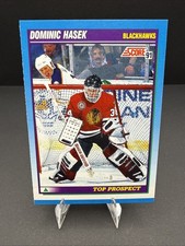Dominic Hasek #346 Score NHL 1991-92 Chicago Blackhawks RC