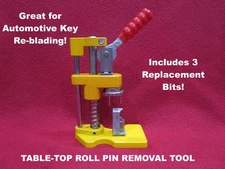 Roll Pin Removal & Replacement Tool 3 Pins for Car Key Switchblade Flip Keys