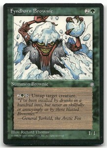 Fyndhorn Brownie - Ice Age #242 Common Magic: The Gathering