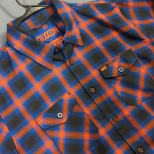 DIxxon Shirt Men's XLT Multicolor Plaid NOS Flannel Long Sleeve Button Down