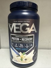Vega Protein Powder Recovery - 30g Plant Based Protein - Creamy Vanilla