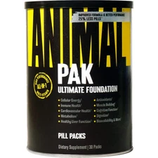 Universal Nutrition Animal Pak Dietary Supplement - 30 Packs