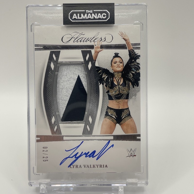 2024 Panini Flawless WWE Autographed Memorabilia Iyo Sky 2/25 SSP (AU, MEM)