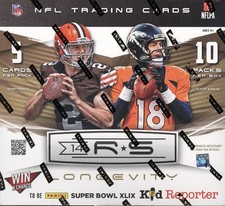 2014 PANINI ROOKIES & STARS LONGEVITY FOOTBALL BOX BLOWOUT CARDS