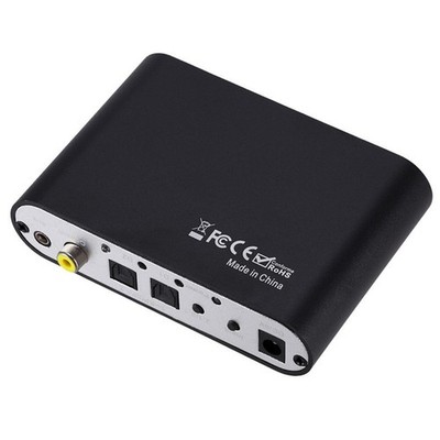 5.1 Audio Digital Sound Decoder Dolby DTS/AC3 Koaxialer HD-Player Schulen PC
