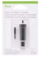 CRICUT DEEP POINT BLADE + HOUSING 1.7mm 2002293 FOR EXPLORE MACHINES FREE S/H