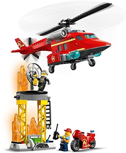 LEGO City Fire Rescue Helicopter 60281 Toy Block Present Fire Fighting Helicopte - Bild 4 von 9
