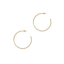 Hoop Earrings for Women - Plated 20mm/30mm/40mm/60mm Lightweight Thin 40MM Gold