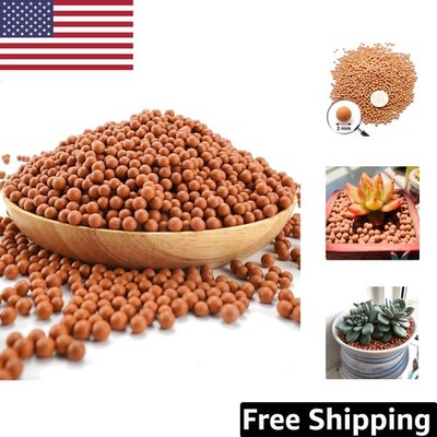 6LB Clay Pebbles for Hydroponics & Aquaponics - Non-Toxic Drainage Rocks