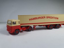 MO284 Wiking Scania Hamburger Spedition 111 Container fest WM 512 unten rot