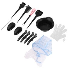 15 Pcs Hair Coloring Kit Hair Dyeing Tool Set Including Bowl Comb Brush For Home