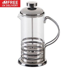 Stainless Steel Cafetiere French Press Filter Tea Coffee Plunger Machine 350ml