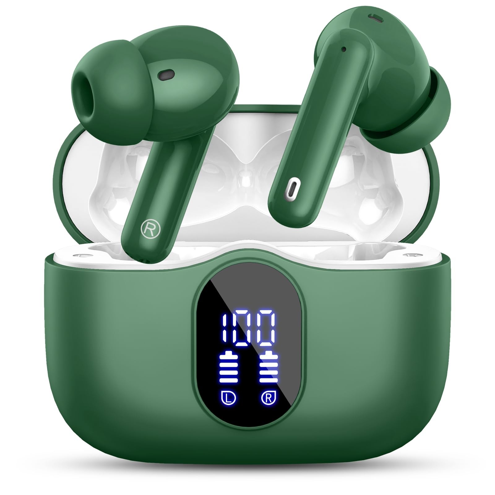 2024 Wireless Earbuds with Bluetooth 5.3 Deep Bass Stereo Sound-image
