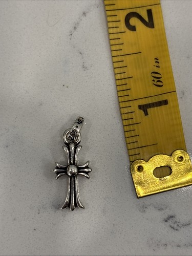 Chrome Hearts Tiny CH Cross Charm Pendant - Picture 4 of 4