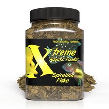 Xtreme Spirulina Flakes - Balanced Herbivorous Diet for Tropical and Marine F...