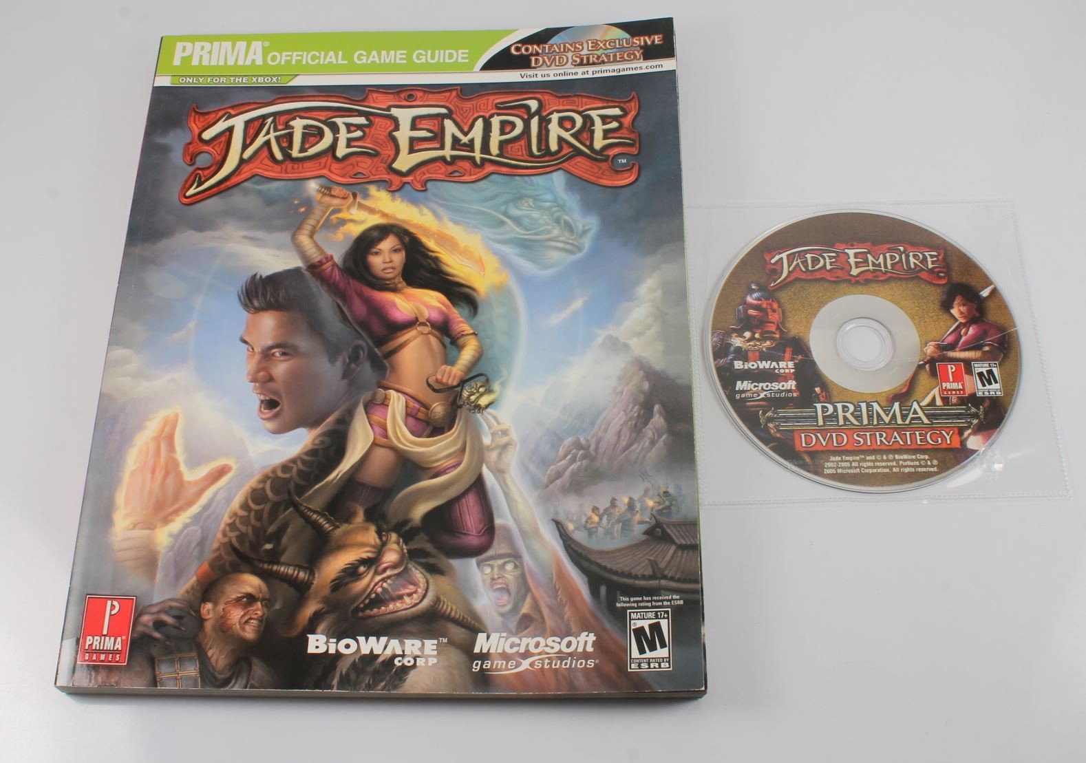 Jade Empire Prima Official Game Guide (256 pages) (xBox)