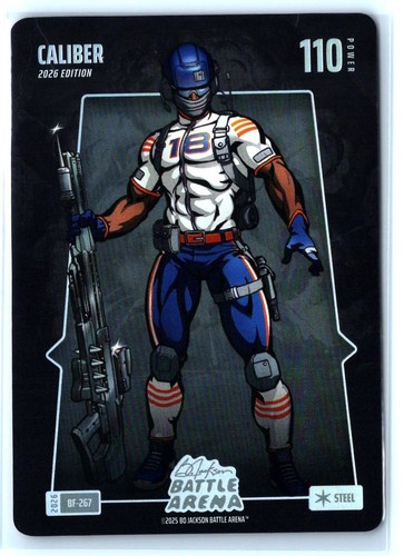 2026 Bo Jackson Battle Arena ~ Caliber ~ #BF-267 Caleb Williams Steel Foil U