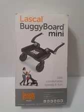 Lascal Buggy Board Mini Black Universal Ride-On Stroller Board Up To 22kg