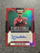 Victor Hurtado 2025 Prizm Sensational Signatures Red Prizms Auto #16/99 #SS-VH