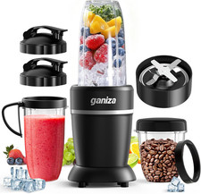 Ganiza Blender for Smoothies, 14 Pcs Smoothie Blender for Kitchen, Max 1300W Por
