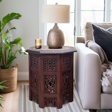 Wooden Octagonal End & Side Table Tables for sale - eBay