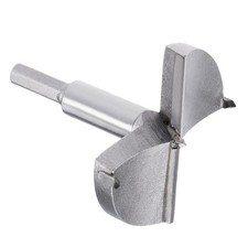 Forstner Drill Bit - 80mm Carbide Wood Auger Opener Boring Bit, Gray