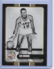 2022 Panini Basketball Hall of Fame LOU HUDSON Atlanta Hawks NBA player